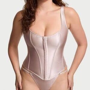 Victoria’s Secret Satin Blush Corset Top